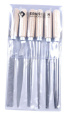 Bernstein File Set - 6-piece Warding Files With Wooden Handle In A Plastic Wallet Bernstein File Set - 6-piece Warding Files With Wooden Handle In A Plastic Wallet